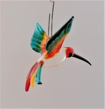 Hängevogel - Kolibri /klein (rot-gelb-türkis)